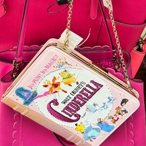 NWT DISNEY x ALDO Storybook Clutch Crossbody Bag Purse CINDERELLA